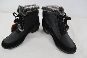 Short Black Boots Size 9.5