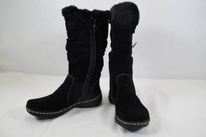 Tall Black Zip Boots Size 7.5