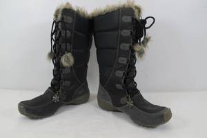 Tall Faux Fur Boots  Size 8