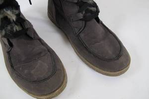 Gray Boots Size 8 - Stained