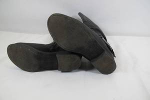 Tall Black Zip Boots Size 9 - Lightly Used