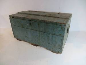 VINTAGE Wooden Trunk