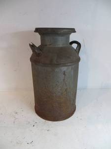 VINTAGE Metal Milk Pail