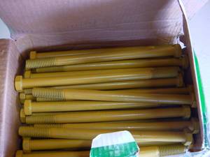 Deck Plus 38-in x 6-in Coated Coarse Thread Hex Bolt (1) 260730