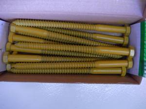 Deck Plus 12-in x 8-in Tan Ceramic Hex-Head Exterior Lag Screws (1) 260790