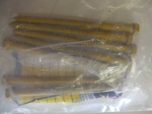Deck Plus 12-in x 8-in Tan Ceramic Hex-Head Exterior Lag Screws (1) 260790