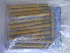 Deck Plus 12-in x 6-in Coated Coarse Thread Hex Bolt (1) 260733