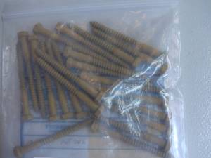 Deck Plus 14-in x 3-12-in Tan Ceramic Hex-Head Exterior Lag Screws (1) 260764