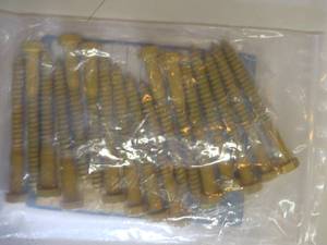 Deck Plus 12-in x 5-in Tan Ceramic Hex-Head Exterior Lag Screws (1) 260786