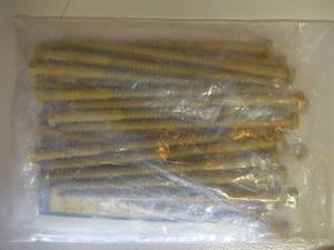 Deck Plus 38-in x 8-in Tan Ceramic Hex-Head Exterior Lag Screws (1) 260776