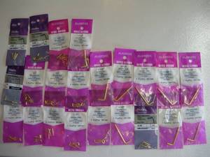 Hillman Brass Screw Hooks