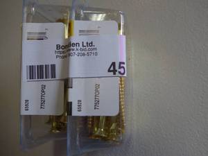 Hillman #12 x 3-in Brass Flat InteriorExterior Wood Screws (25-Count)