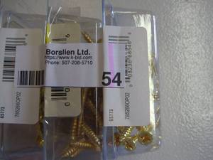 Hillman #12 x 1-12-in Brass Flat InteriorExterior Wood Screws (25-Count)