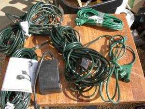 lot 51 image: Group Landscape Extension Cords