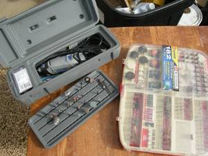 lot 54 image: Dremel Tool and Bits