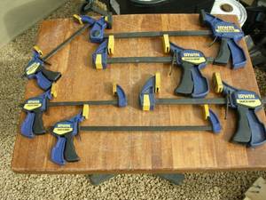 lot 62 image: 6 Irwin Quick-Grip Clamps