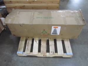 lot 44 image: National Tree Company 7-12 ft. Feel Real Jersey Fraser Medium Fir Hinged Artificial Christmas Tree with 1000 Clear Lights PEJF1-302-75