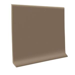 lot 85 image: Roppe 700 Series Fawn 4 in. x 48 in. x 18 in. Thermoplastic Rubber Wall Cove Base (30-Pieces) 40C73P140