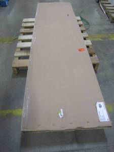lot 37 image: Hampton Bay 8 ft. Laminate Countertop Kit in Calcutta Marble with Valencia Edge 12337KT08N4925