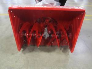 lot 3A image: Troy-bilt 24 in. 208 cc Two-Stage Gas Snow Blower with Electric Start Self Propelled Storm 2410