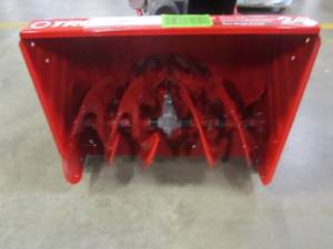 lot 9A image: Troy-bilt 24 in. 208 cc Two-Stage Gas Snow Blower with Electric Start Self Propelled Storm 2410