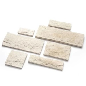 lot 257 image: LiteStone 8 sq ft 8-sq ft Mixture Of Beige Colors Faux Stone Veneer-Piece 3962
