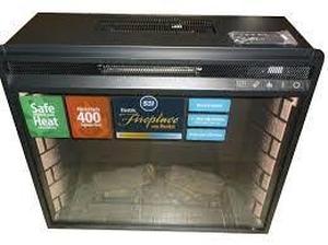 lot 258 image: SOUTHERN ENTERPRISES (SEI) 23 Contemp. Electric Fireplace Insert FA512300TX. NEW IN BOX