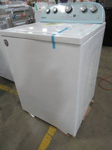 lot 283 image: Whirlpool 3.5-cu ft Top-Load Washer with Agitator (White), WTW4816FW - Never installed, Broken Control Panel and Drum may have to be balanced.