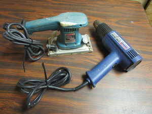 MAKITA FINISHING SANDER, STEINEL HEAT GUN