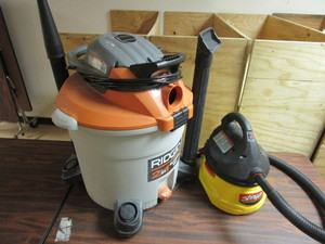 RIGID 2-IN-1 16 GALLON BLOWER VAC, STINGER WETDRY VAC
