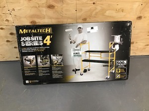 lot 6 image: Metal Tech Job Site Series 4-34 ft. x 4 ft. x 2 ft. Scaffold 500 lbs. Load Capacity