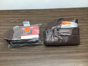 lot 50 image: Lot Of 2 Everbilt 6x8 10m Heavy Duty Tarp