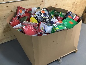 lot 54 image: Huge Mixed Lot Of Christmas Lights, Decorations, Projectors And More