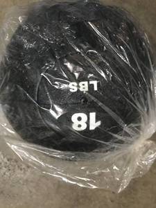 18lb Medicine ball with handles -New