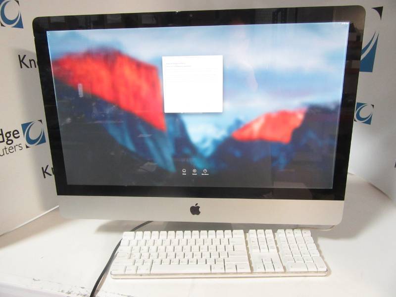lot 25 image: Apple 27 Inch All in one wkeyboard 