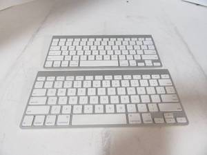 lot 37 image: Lot of 2 Apple Wireless Keyboards A1314  Great for Travel 