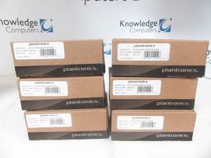 lot 44 image: Lot of 6 New Plantronics 49323-46 Adapters