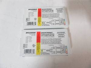lot 56 image: 2 SYLVANIA QUICKTRONIC QTP 2x26CFUNV DM Electric Ballast