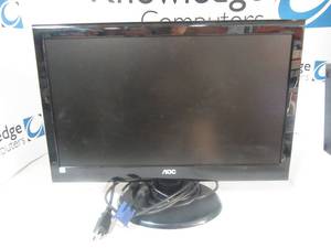lot 79 image: AOC 20 in LEDLCD Monitor with standcables