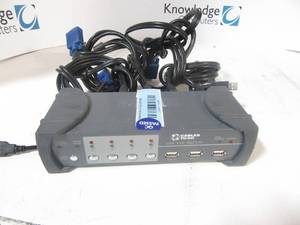 lot 94 image: USB KVM Switch wcables