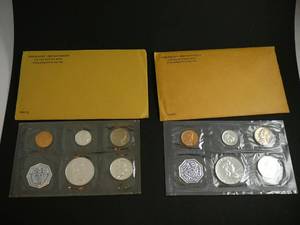 lot 20 image: 1961 U.S. Uncirculated Mint Set & 1962 U.S. Uncirculated Mint Set 10 Coins