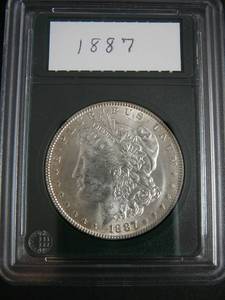 lot 41 image: 1887 Morgan Silver Dollar