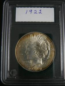 lot 46 image: 1922 Peace Silver Dollar