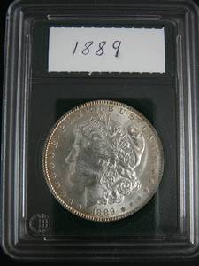 lot 52 image: 1889 Morgan Silver Dollar