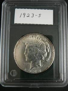 lot 54 image: 1923 S Peace Silver Dollar