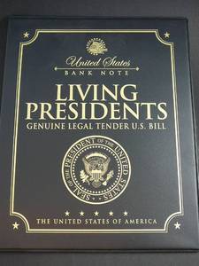 lot 68 image: US Bank Note Living Presidents Genuine Legal Tender U.S. Bill