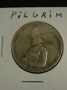 lot 80 image: 1620-1920 Half Dollar Pilgrim Tercentenary Celebration