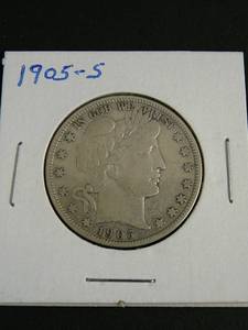 lot 81 image: 1905s Barber Half Dollar