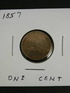 lot 83 image: 1857 One Cent