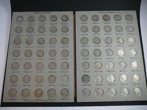 lot 87 image: 70 Buffalo Nickles Set